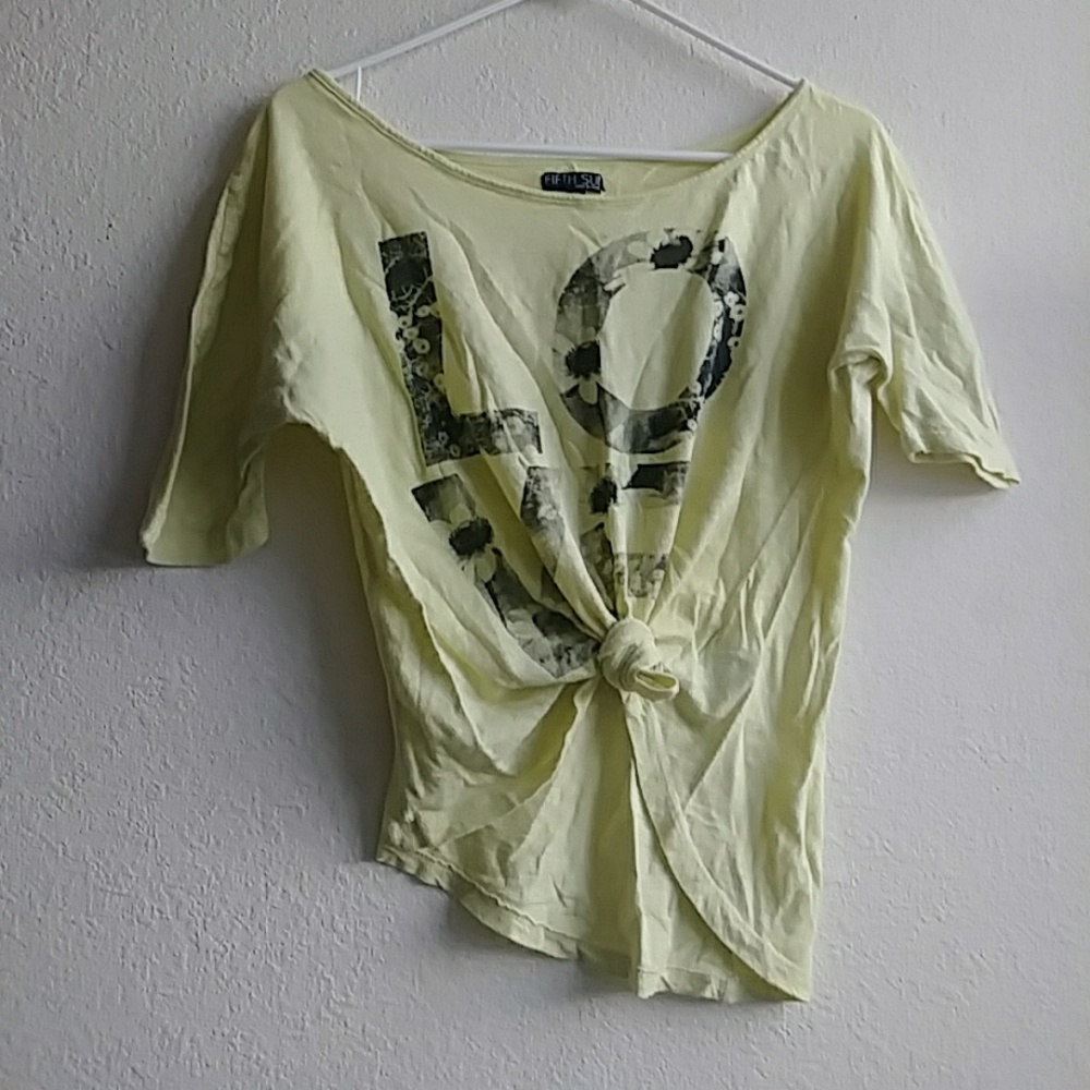 Yellow tshirt